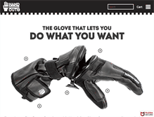 Tablet Screenshot of handoutgloves.com